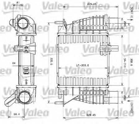 VALEO 817699 Intercooler, charger